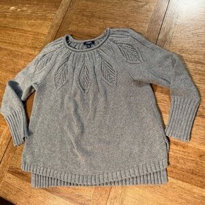 Chaps Women’s Grey With Sparkle Sweater size Medium